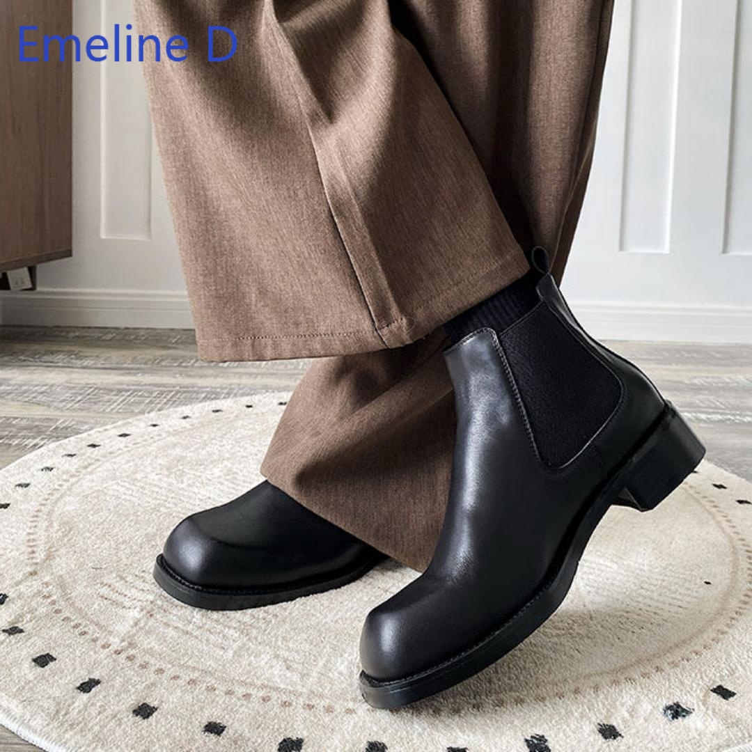 Men Square Toe Chelsea Boots E - Formal Men Daily Wear Footwear recension och pris