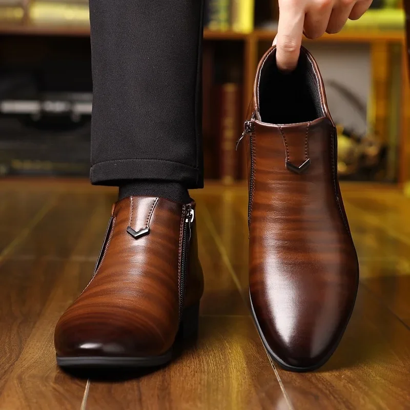 Luxury Mens Boots Fashion High - Men Formal Wear With Boots recension och pris