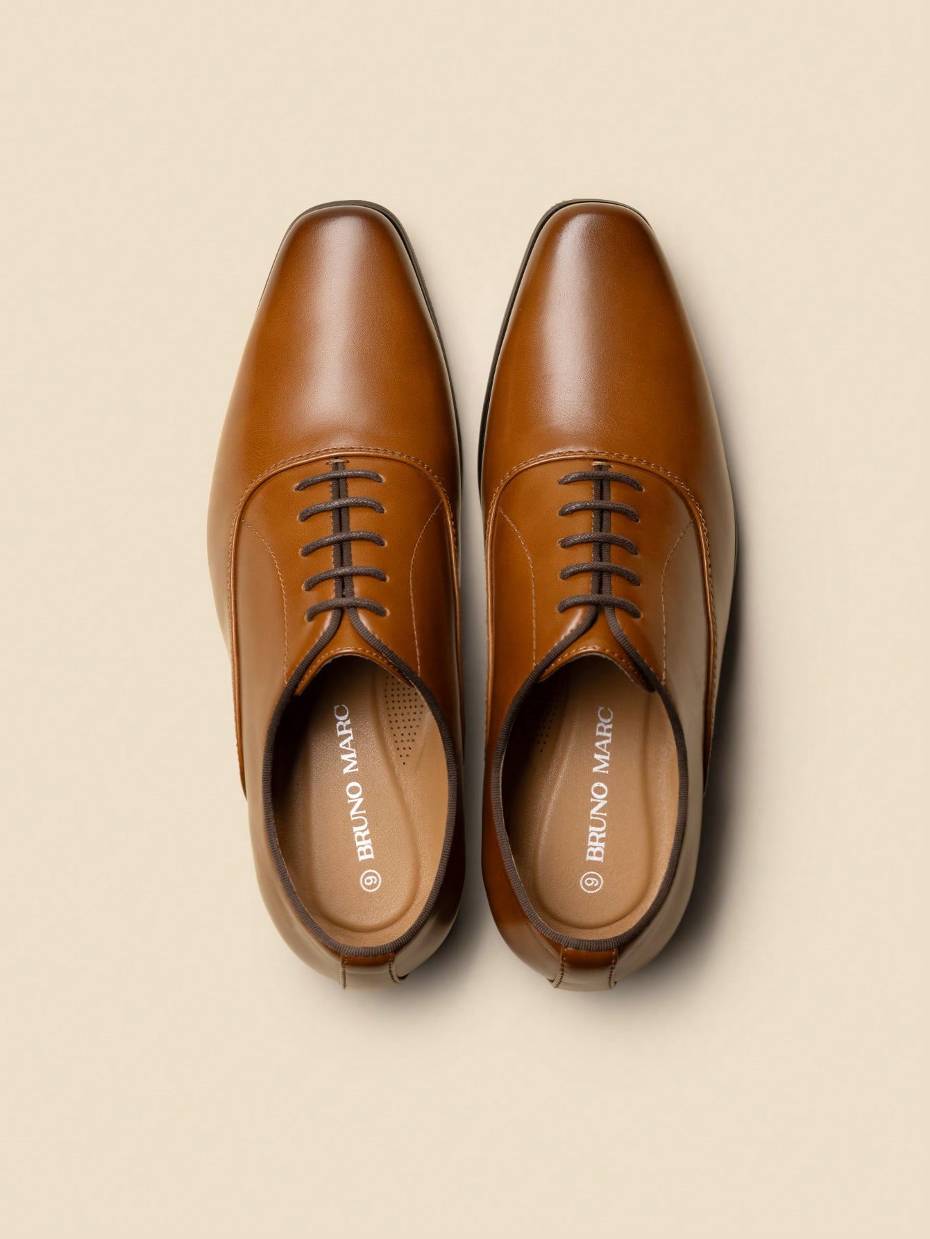 Brown Oxford Dress Shoes for M - Formal Men Daily Wear Footwear recension och pris