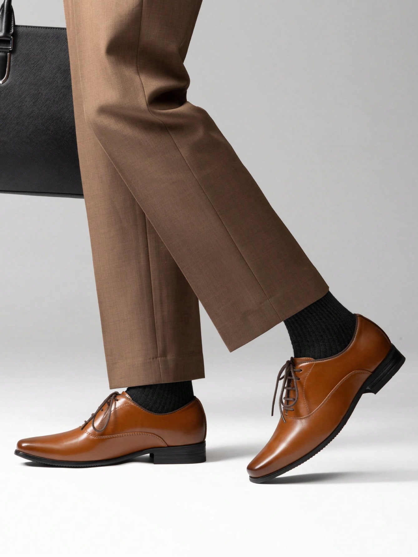 Brown Oxford Dress Shoes for M - Formal Men Daily Wear Footwear recension och pris