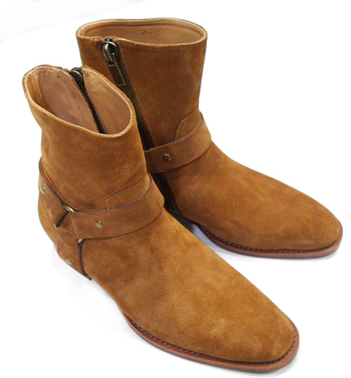 Men Genuine Leather Handmade B - Men Formal Wear With Boots recension och pris